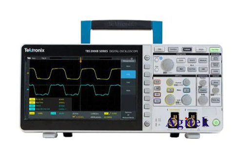 泰克TBS2202B數(shù)字存儲(chǔ)示波器測(cè)交流電