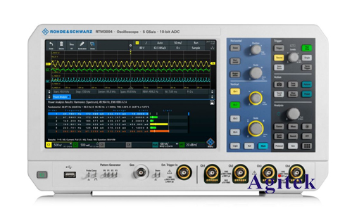 羅德與施瓦茨RTM3004示波器測(cè)晶振波形