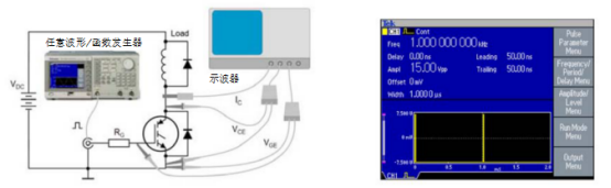 泰克信號發(fā)生器在分析IGBT電路的開關(guān)波形應用(圖2)